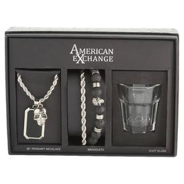 Mens Gentlemen''s Classics(tm) Necklace/Bracelet/Shot Glass Set