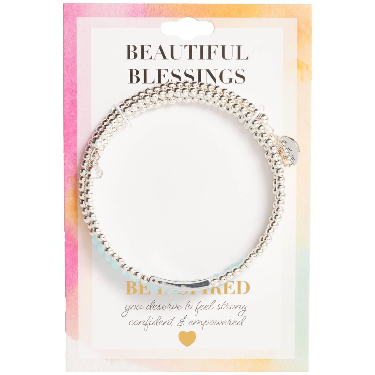 Beautiful Blessings You Got This Coil Bead Bracelet