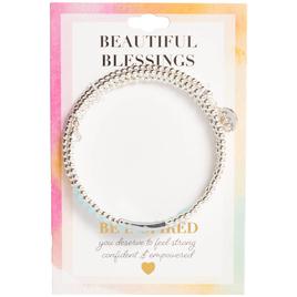 Beautiful Blessings You Got This Coil Bead Bracelet