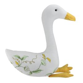 Northlight Seasonal Plush Floral Goose Figurine