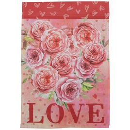 Northlight Seasonal Love Rose Bouquet Outdoor Garden Flag