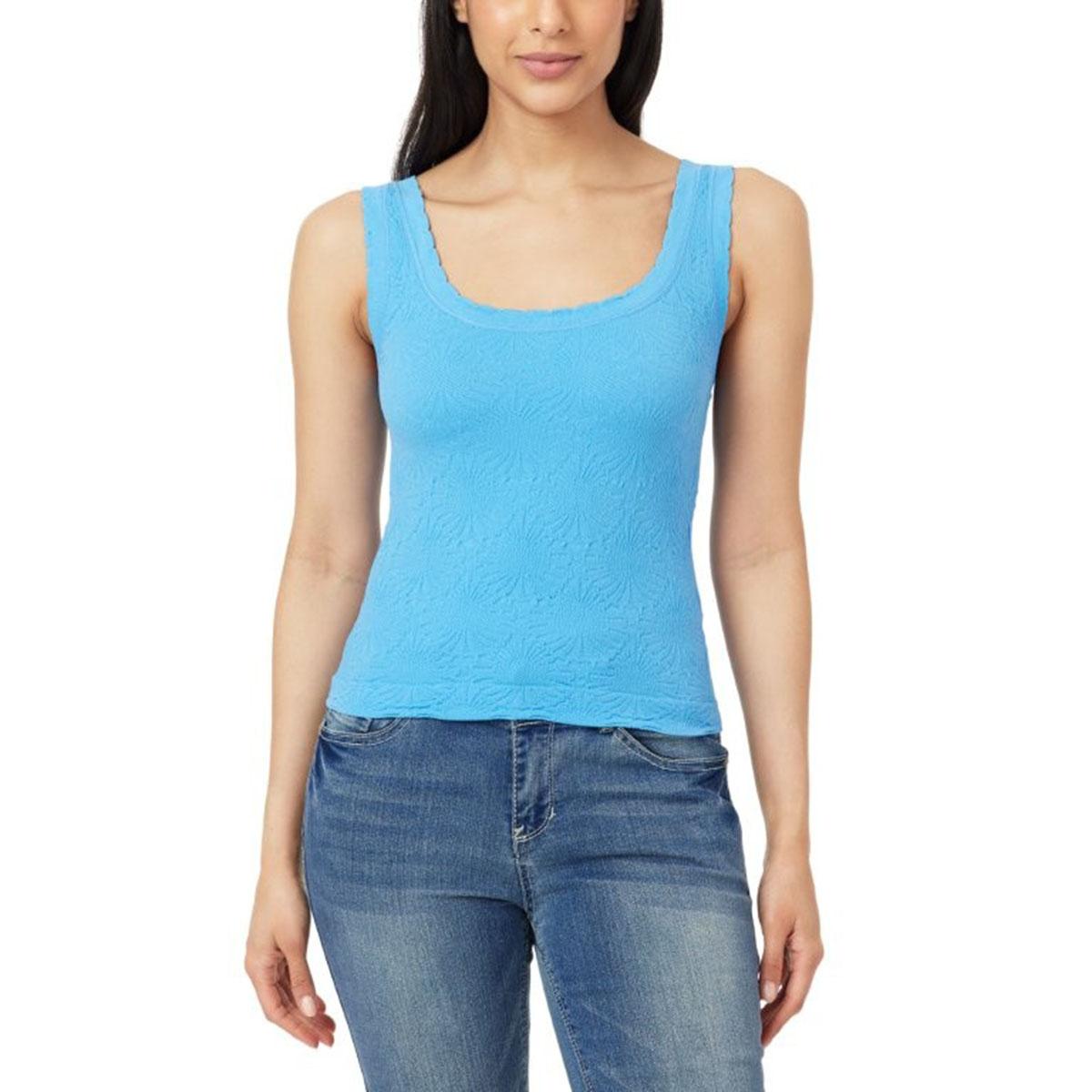 Juniors Wallflower Texture Seamless Tank Top