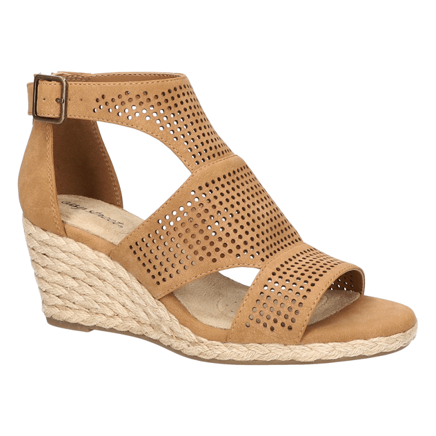 Womens Easy Street Tova Espadrille Wedge Sandals