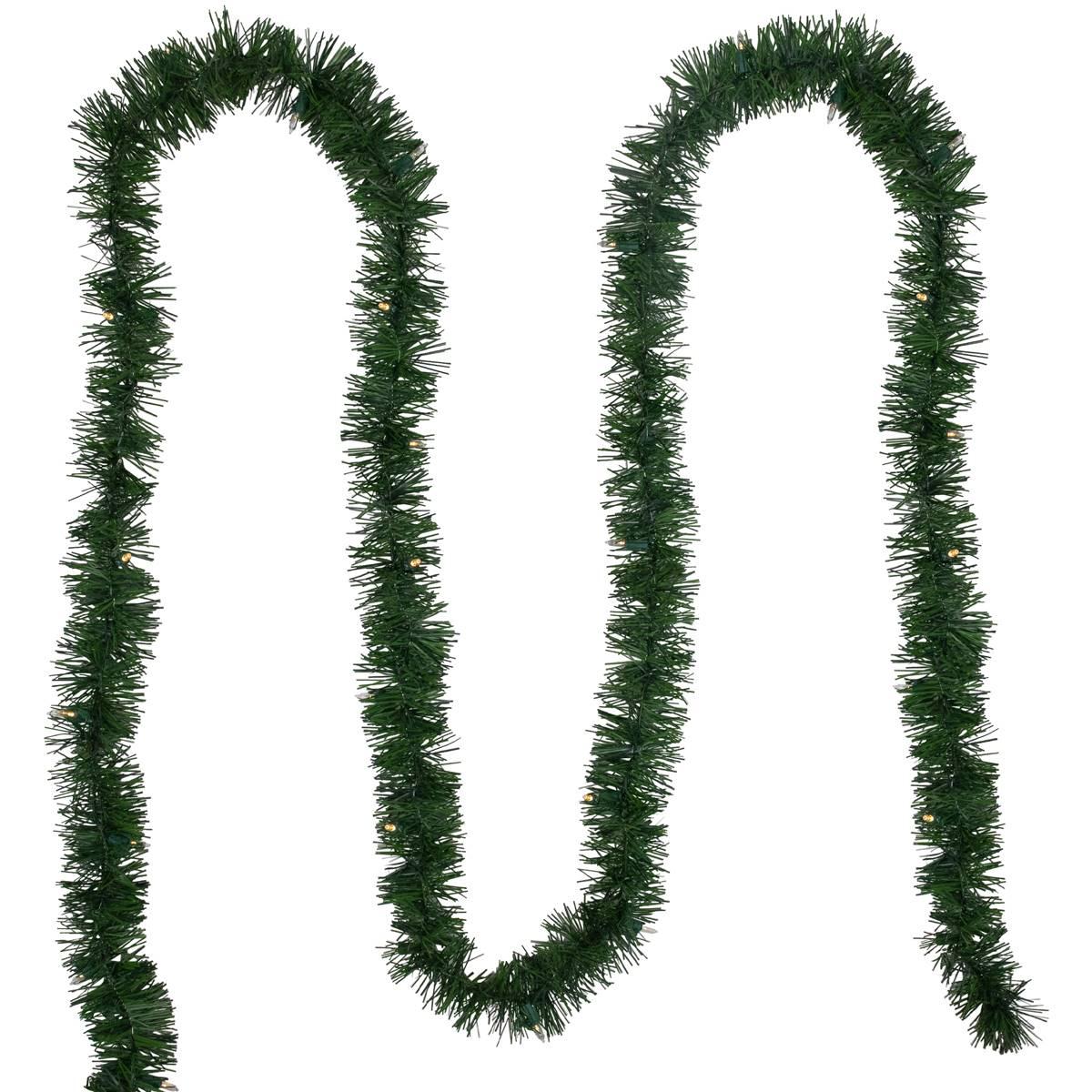 Northlight Seasonal 18ft. Pre-Lit LED Pine Christmas Garland