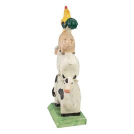 Northlight Seasonal 11.5in. Stacked Farm Animals Garden Statue