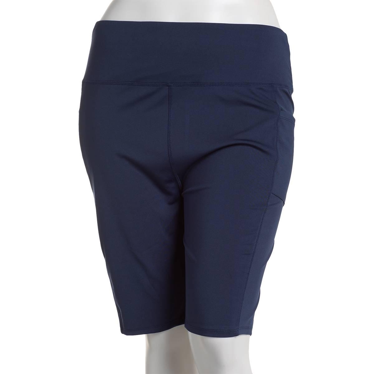 Plus Size Starting Point® Performance Bike Shorts - Navy