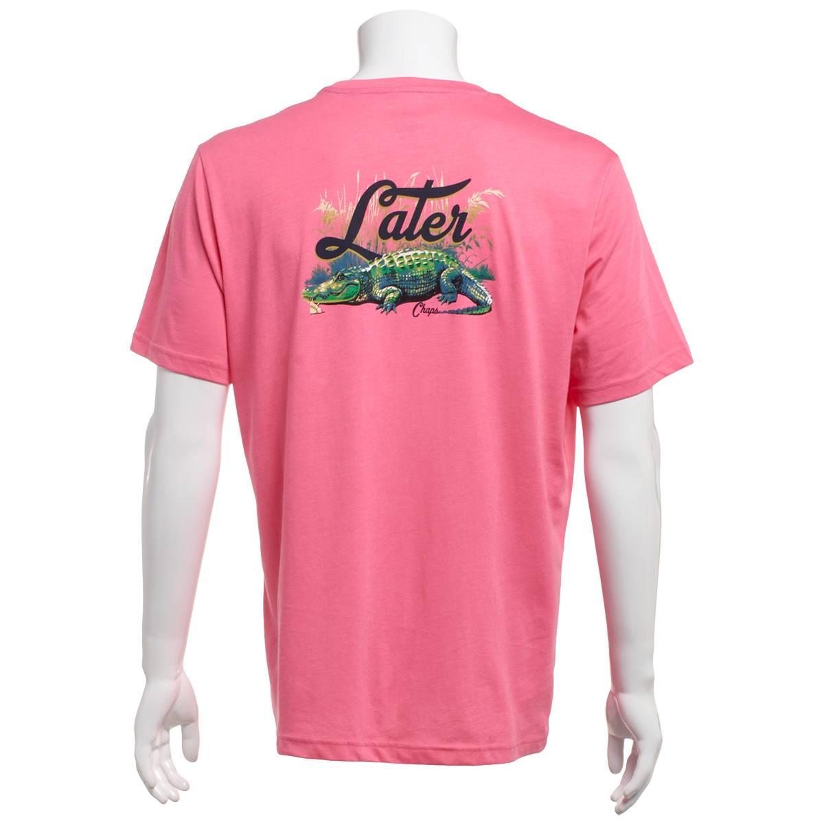 Mens Chaps Later Alligator Short Sleeve Graphic Tee