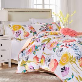 Greenland Home Fashions(tm) Watercolor Dream  Quilt Set w/ Pillows