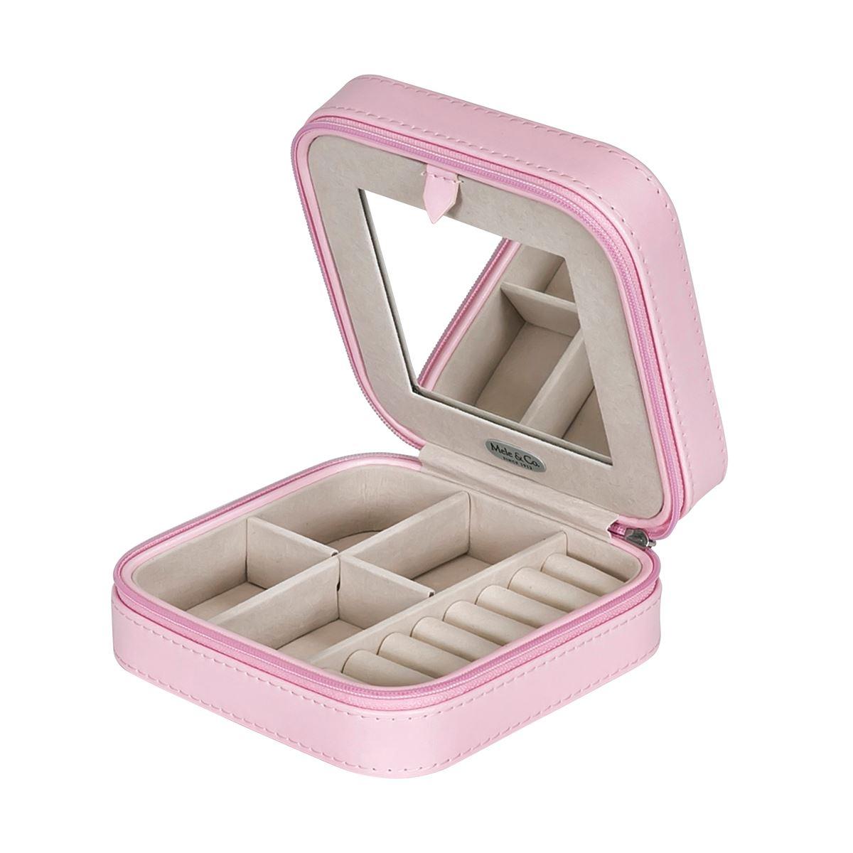 Mele & Co. Josette Travel Faux Leather Jewelry Case