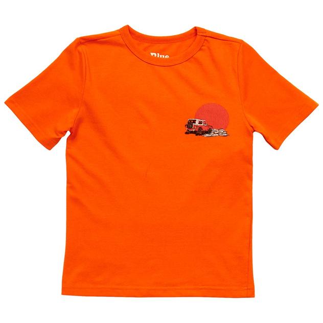 Boys (8-16) Blue Heritage Sunshine Paradise Short Sleeve Tee