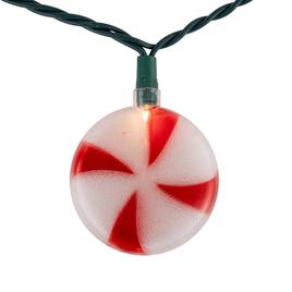 Northlight Seasonal 10ct. Peppermint Candies Christmas Lights
