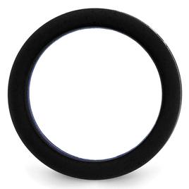 Mens Gentlemen''s Classics™ Black Silicone 7.5mm Wedding Band