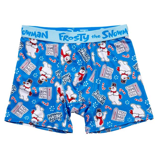 Mens Handcraft Frosty the Snowman Boxer Briefs