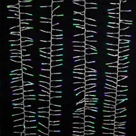 Kurt S. Adler 15.7ft. RGB LED Cluster Garland Christmas Lights
