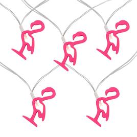 Northlight Seasonal 10-Count LED Pink Flamingo Fairy Lights