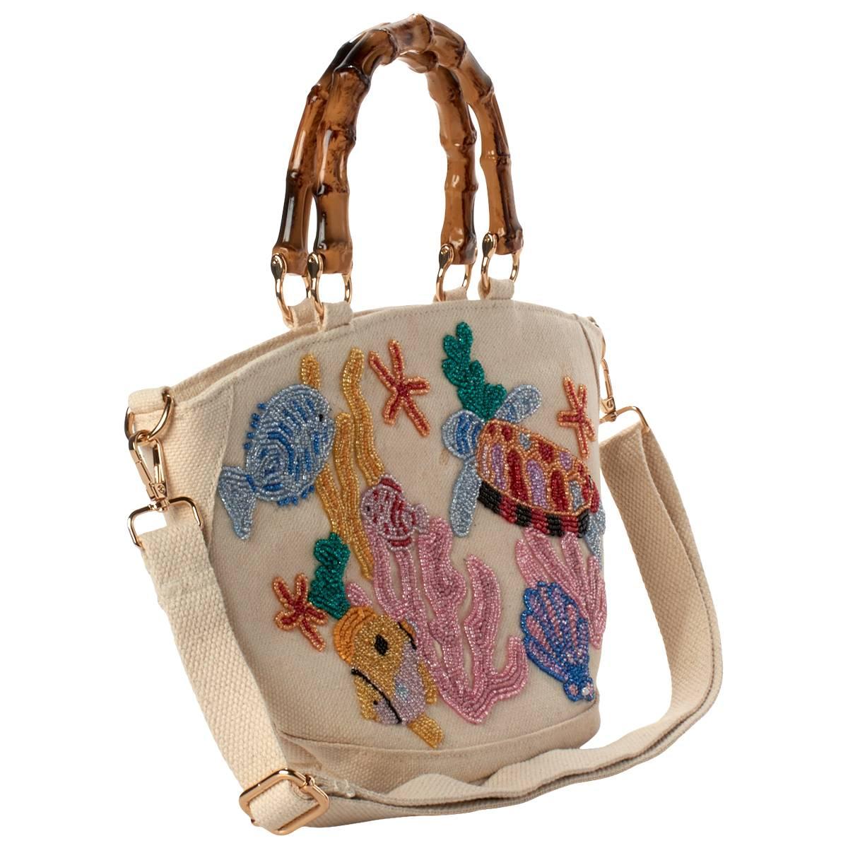 SOL and MER Nautical Canvas Tote