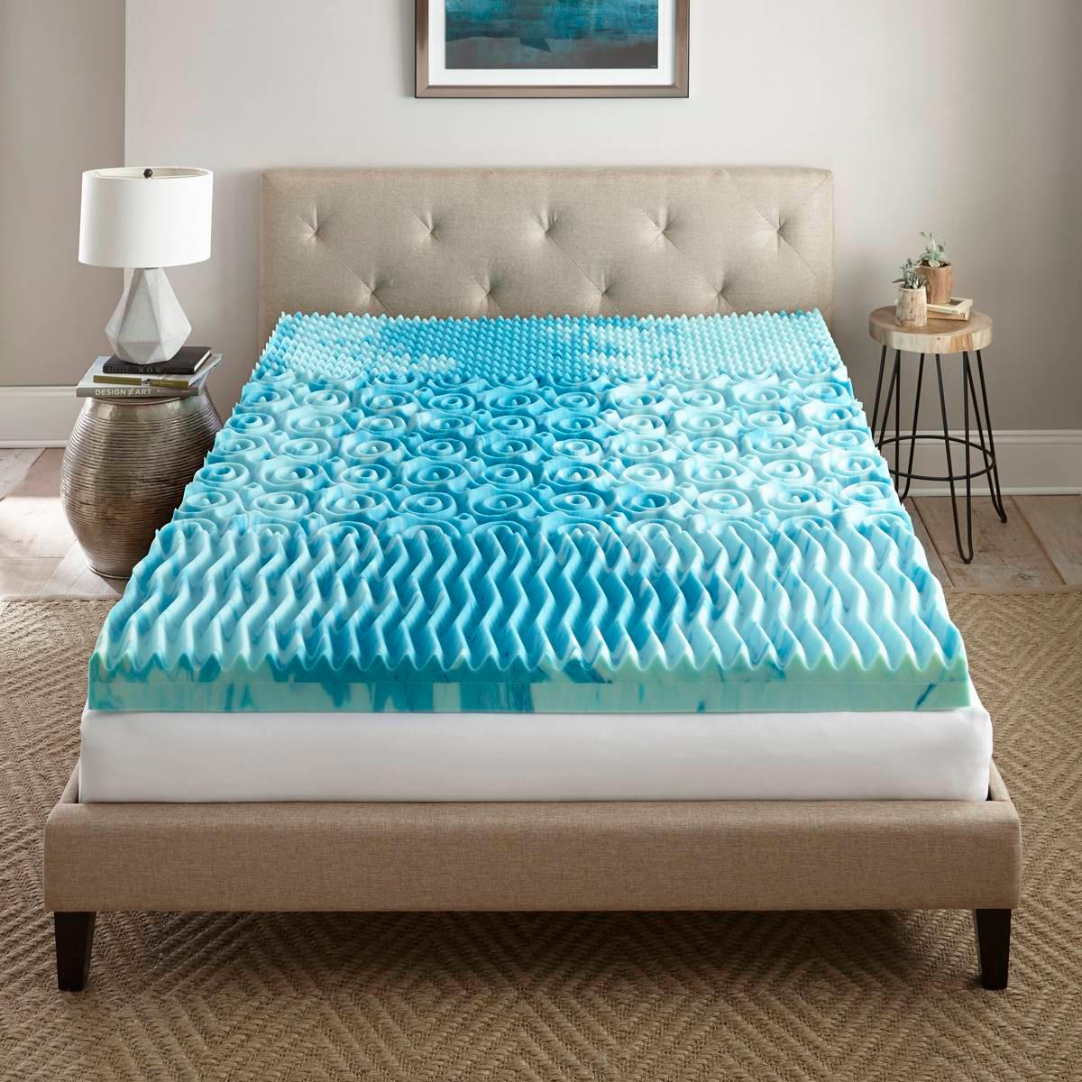 Henredon 4in. Gellux Memory Foam Mattress Topper - Full