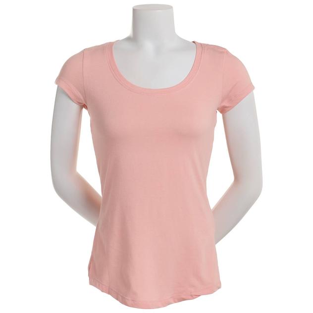 Juniors Aveto Basic Scoop Neck Tee
