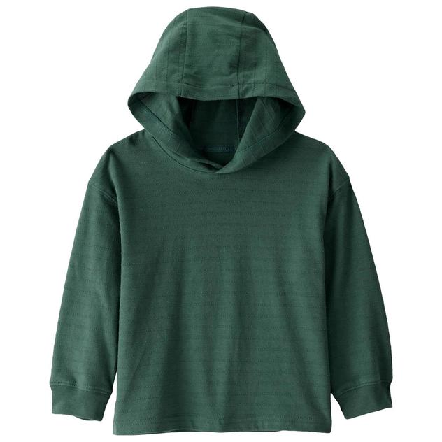 Toddler Boy Carter’s® Solid Textured Knit Hooded Top