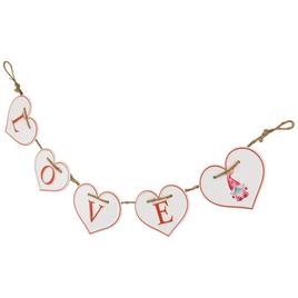 Northlight Seasonal Hearts LOVE Valentine''s Day Metal Banner