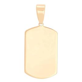Gold Classics(tm) 10kt. Yellow Gold Polished Dog Tag Pendant
