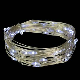 Northlight Seasonal 100 Pure White LED Micro Fairy Lights