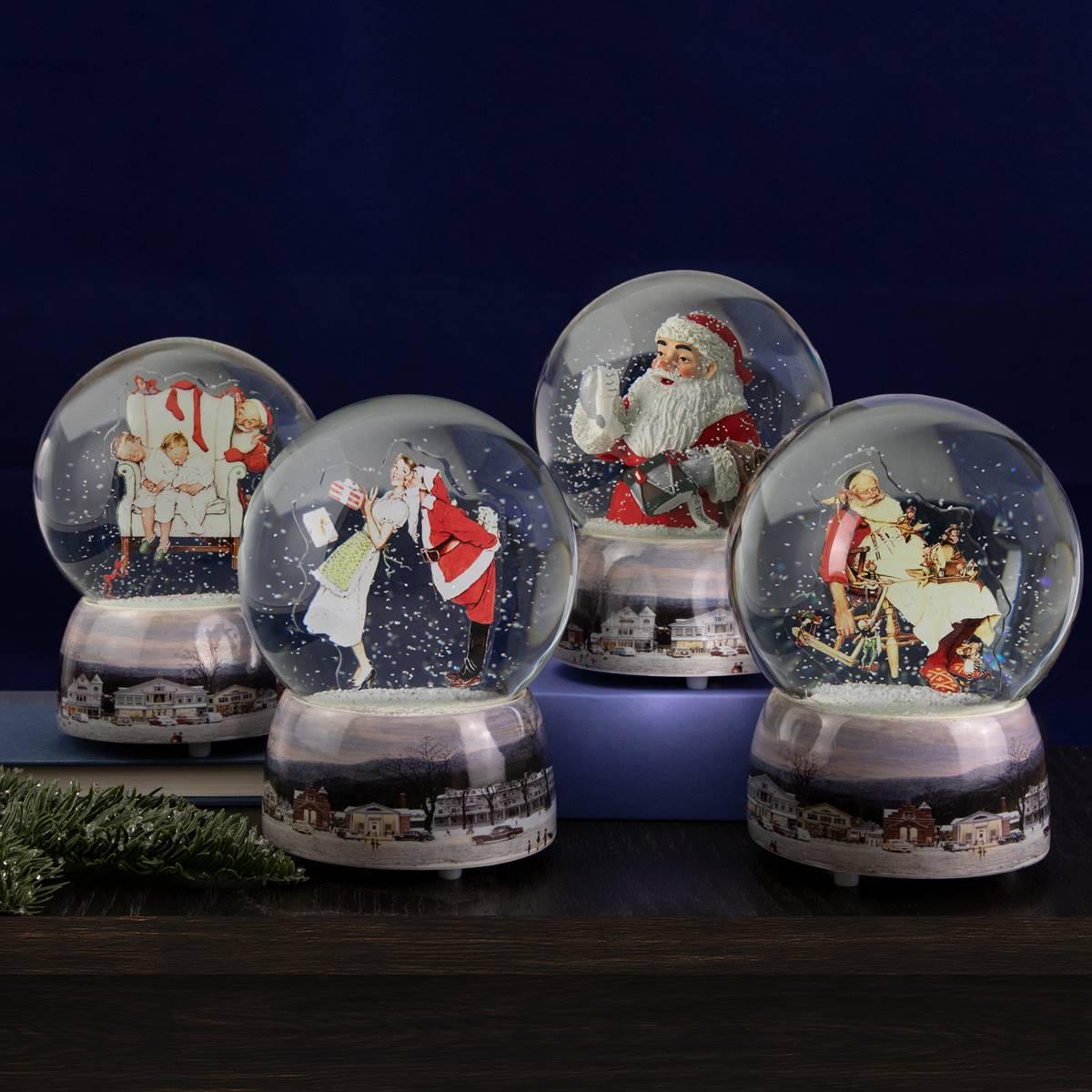 Northlight Seasonal 6.5in. Norman Rockwell Surprise Snow Globe