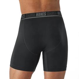 Mens Hanes® Moves 4pk. Performance Boxer Briefs - Blue/Black