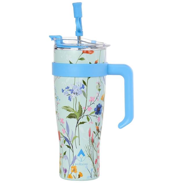 Double Wall Insulated 40oz. Tumbler with Straw - Meadow