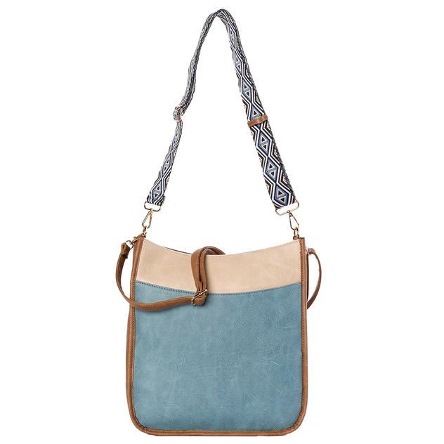 DS Fashion Color Block Crossbody