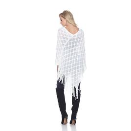 Womens White Mark Frostine Poncho