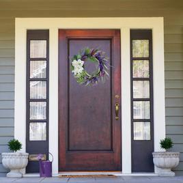 Northlight Seasonal Artificial Wildflowers & Magnolias Wreath