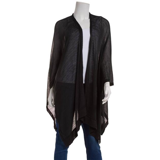 Womens Vince Camuto Ribbed Lightweight Knit Kimono