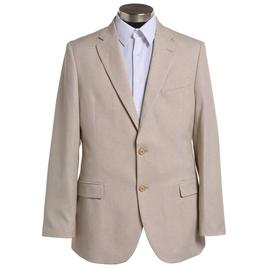 Mens Nautica Poly Cotton Solid Suit Jacket - Tan