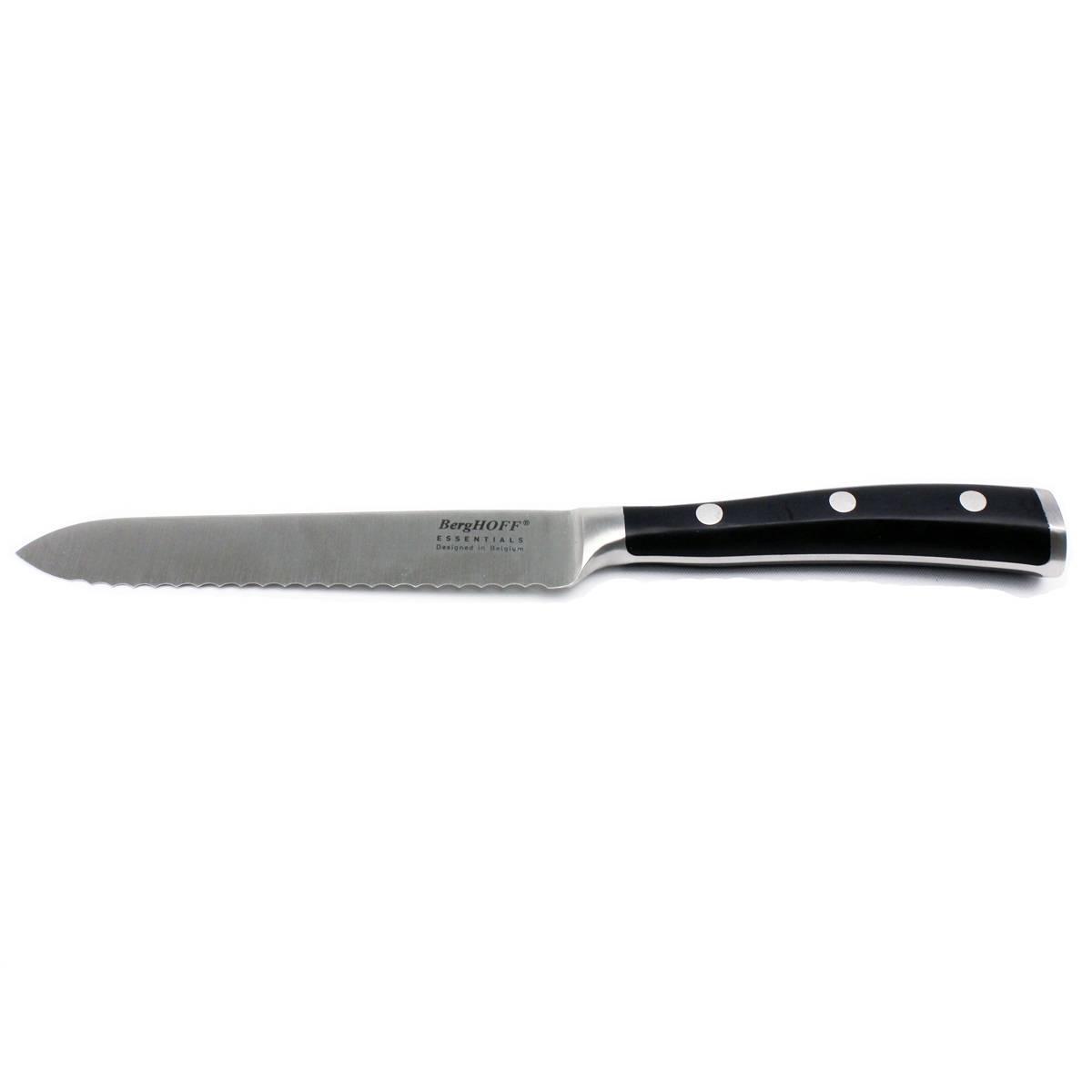 BergHOFF Essentials 16pc. Kitchen Knife Set & Wood Dowel Block