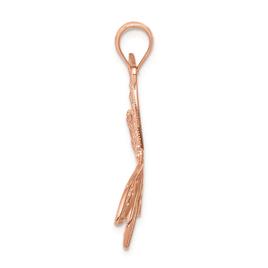 Gold Classics™ 14kt. Rose Gold Polished Dragonfly Pendant