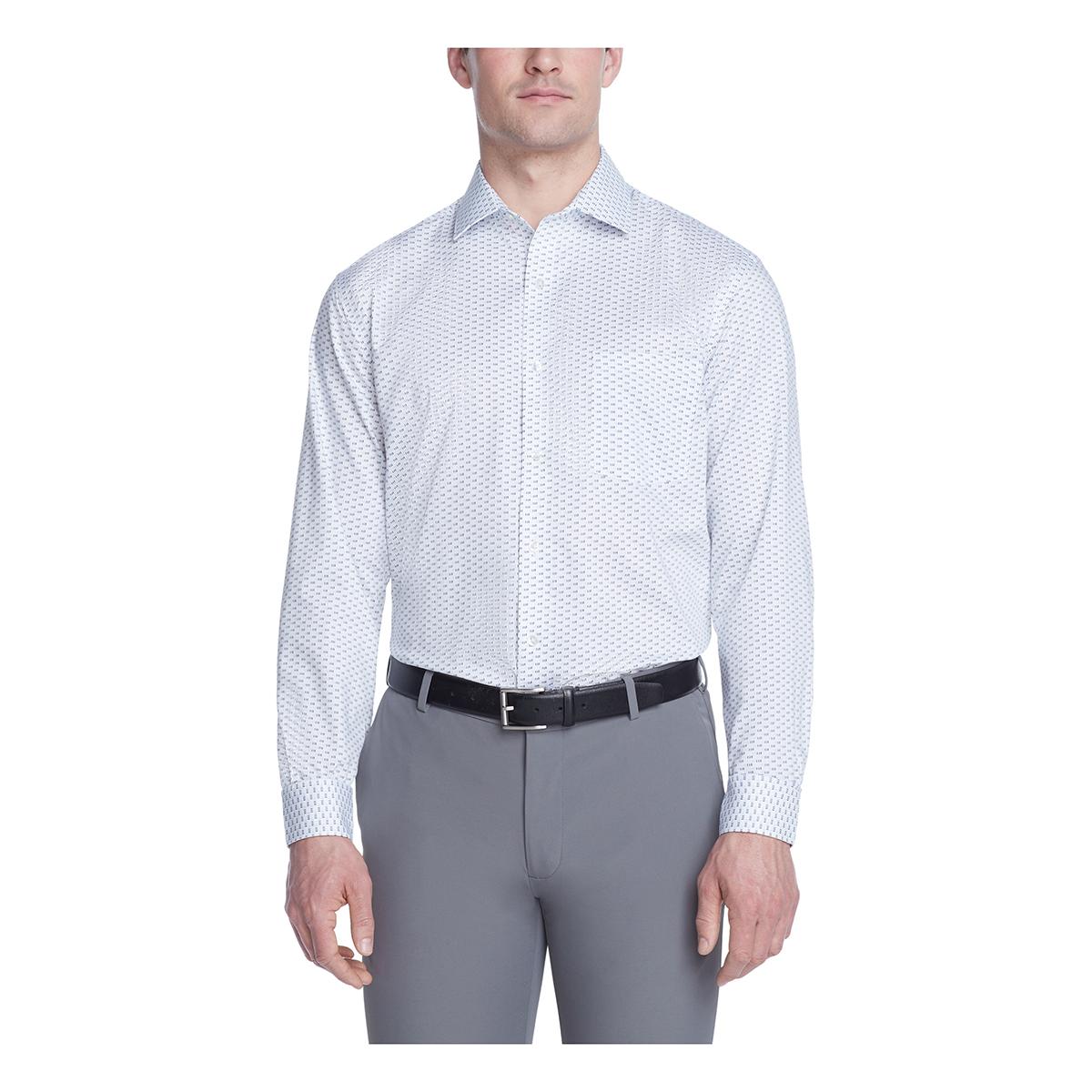 Mens Van Heusen(R) Regular Fit Wrinkle Free Dress Shirt - Water