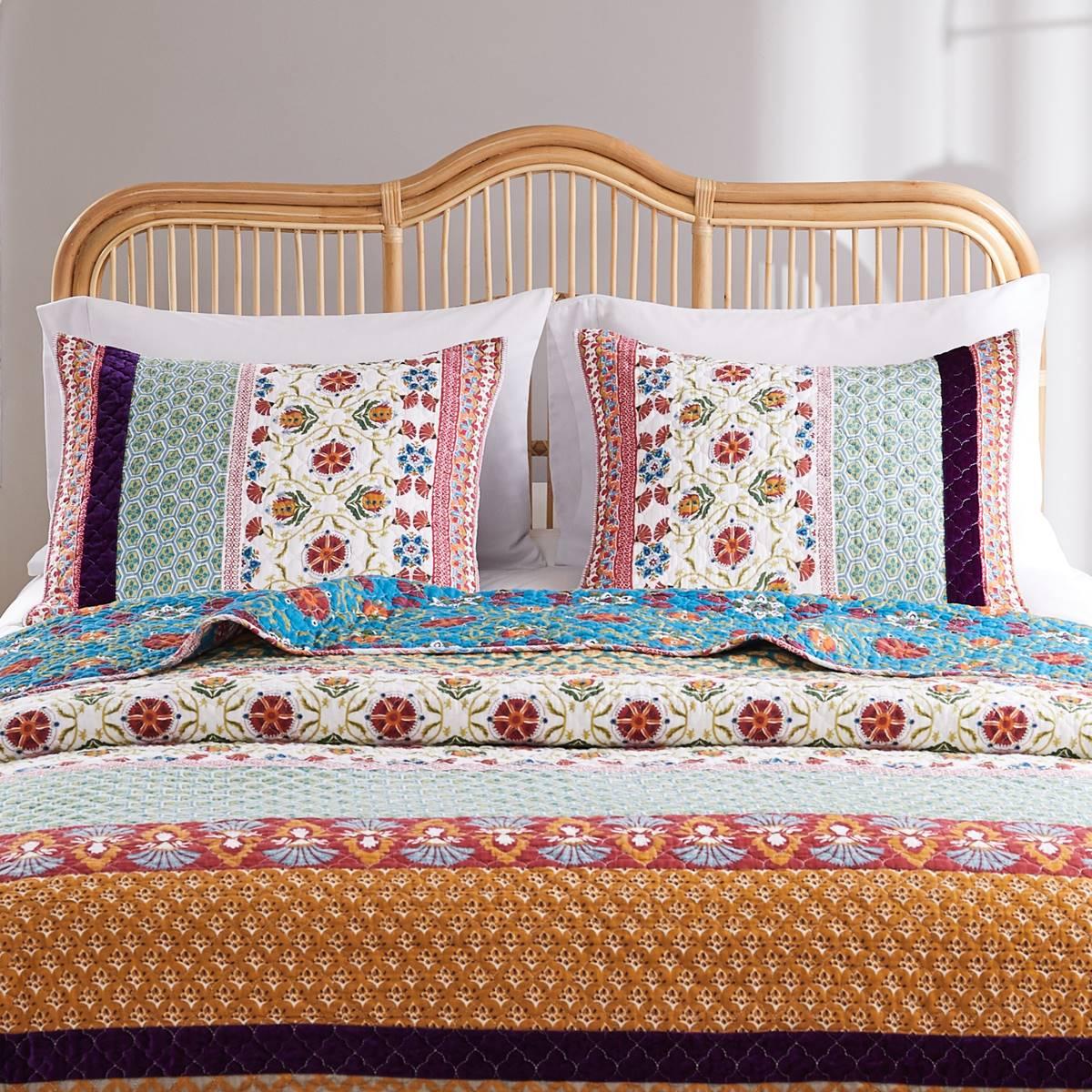 Greenland Home Fashions™ Thalia Velvet Embellished Quilt Set