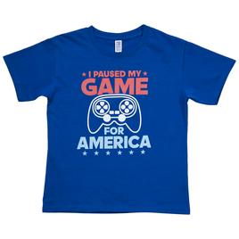 Boys (8-20) Paused Game Short Sleeve Tee - Royal