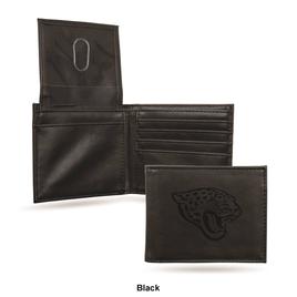 Mens NFL Jacksonville Jaguars Faux Leather Bifold Wallet