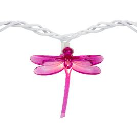 Northlight Seasonal Multicolor Dragonfly Patio Lights - Set of 10