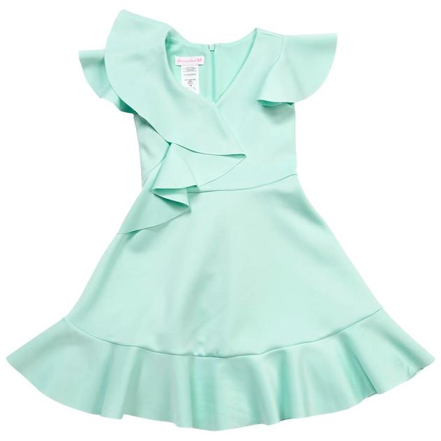 Girls (7-16) Bonnie Jean Flutter Sleeve Skater Dress