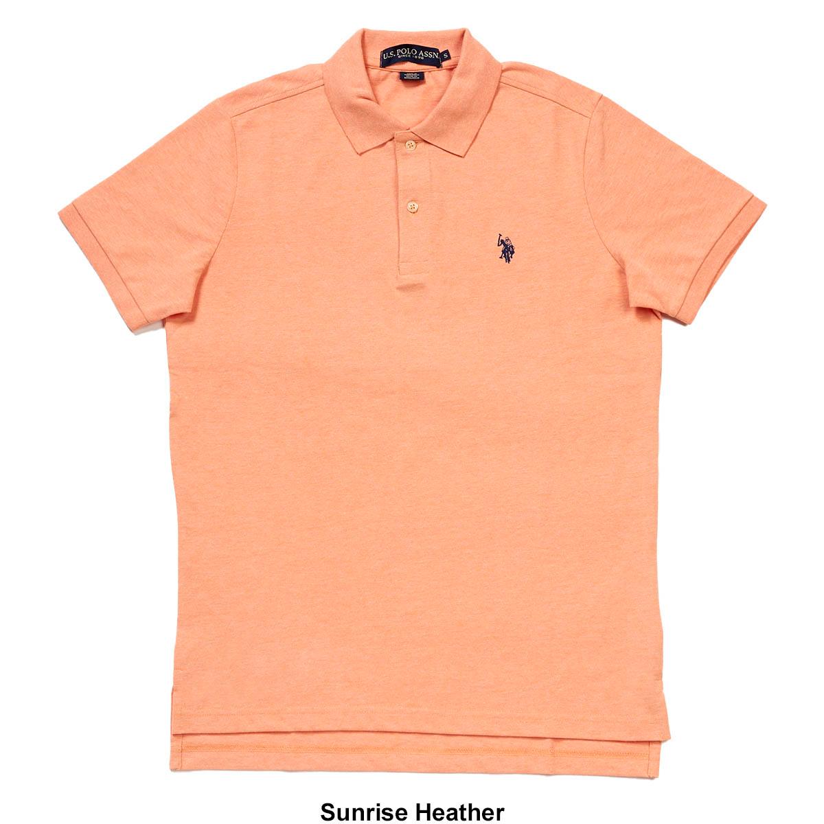 Mens U.S. Polo Assn.® Short Sleeve Pique Polo