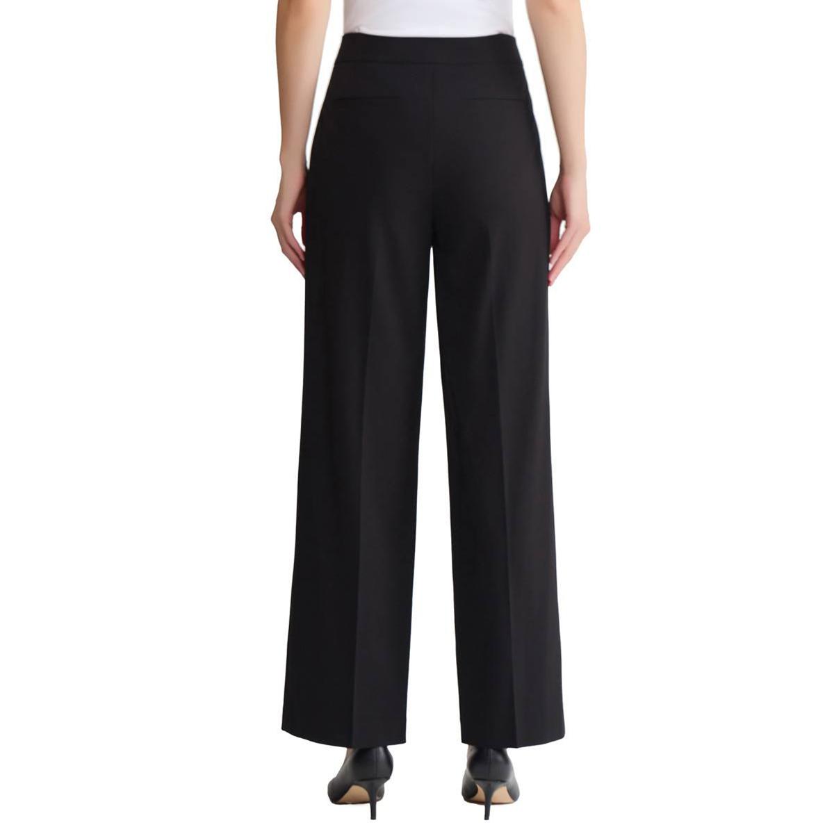 Womens Jones New York Straight Leg Dress Pants with Extended Tab