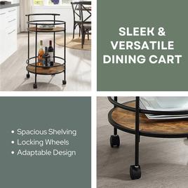 Convenience Concepts Designs2Go Charlie Serving Bar Cart