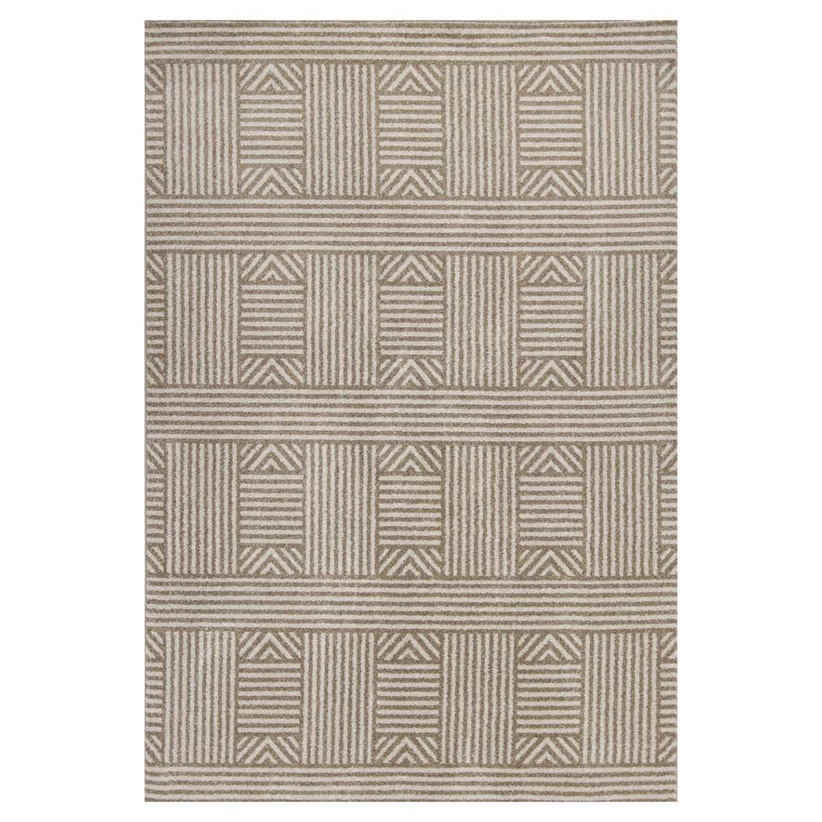 9th & Pike(R) Geometric Lines UV Treated Rectangular Rug