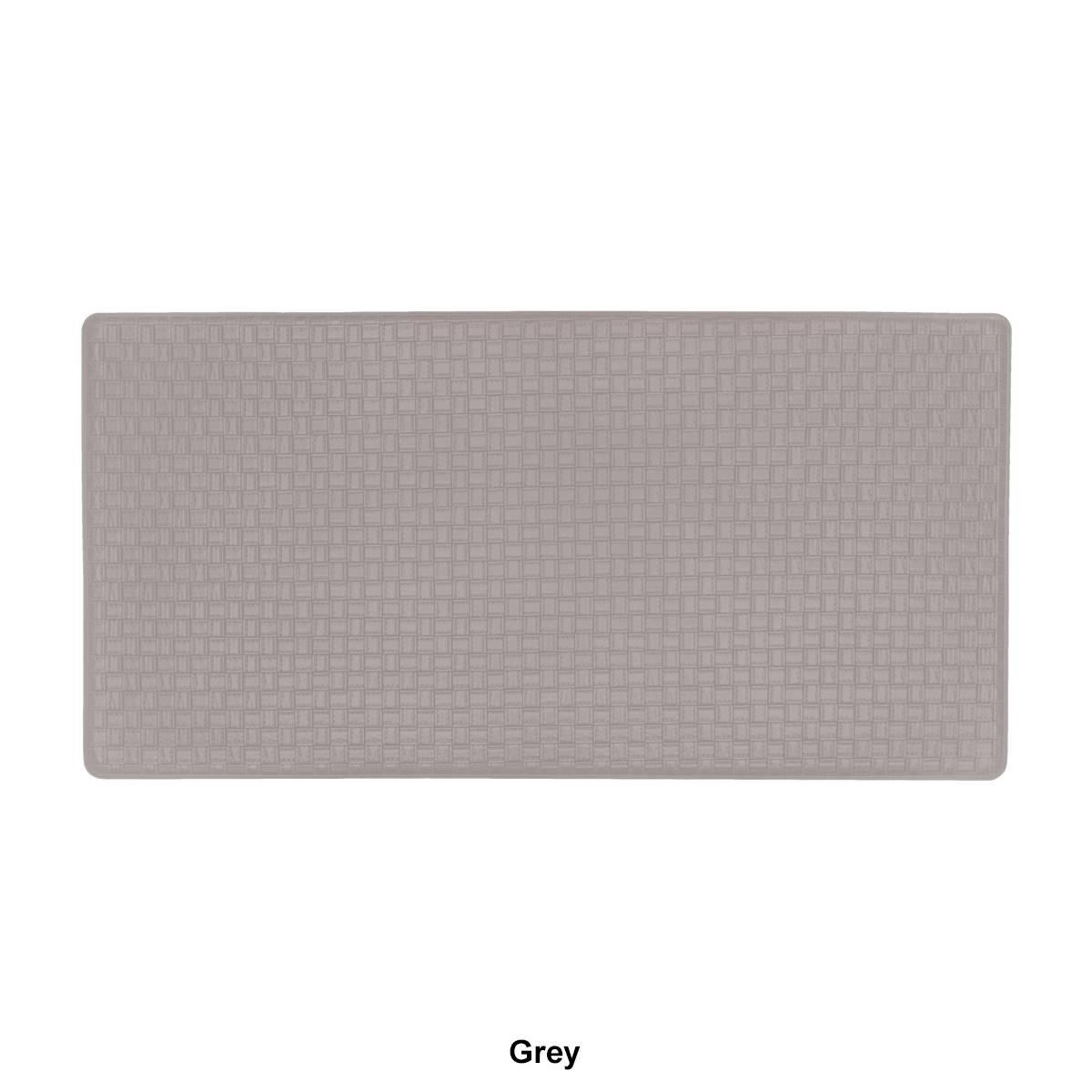 Achim Woven-Embossed Faux-Leather Anti-Fatigue Mat