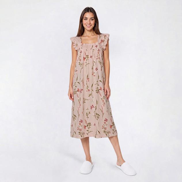 Womens Dreaming of Jules Flutter Sleeve Butterfly Nightgown