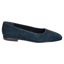 Womens Bella Vita Kimiko Suede Square Toe Flats
