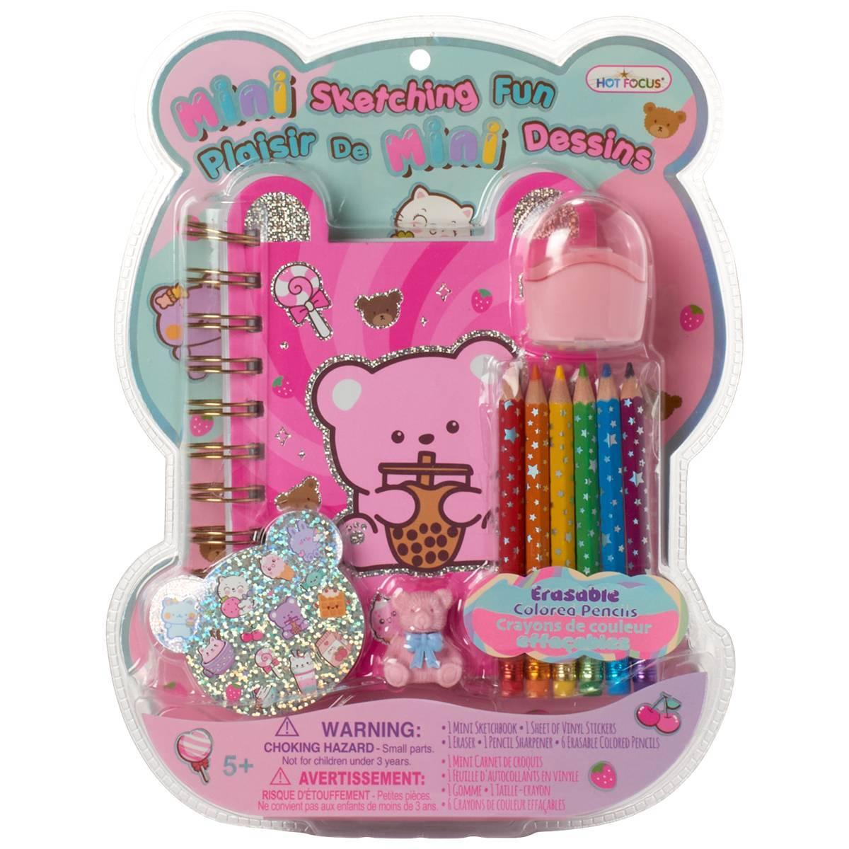 Girls Hot Focus® Critters Mini Sketch Book